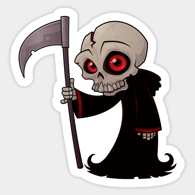 Little Reaper Sticker by fizzgig